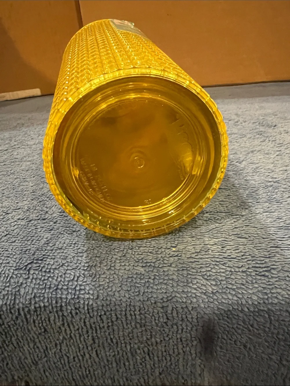 Peeps Yellow Bunny Ear Tumbler with Straw